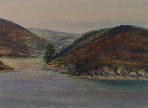 Original watercolour coastal - original, 'coastal