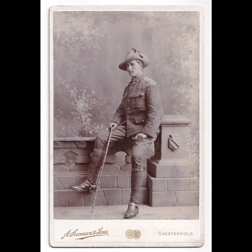 Cabinet card photo man - card, photo,