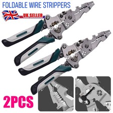 2pc Foldable Wire Strippers
