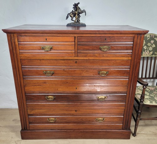 Edwardian chest drawers - chest,