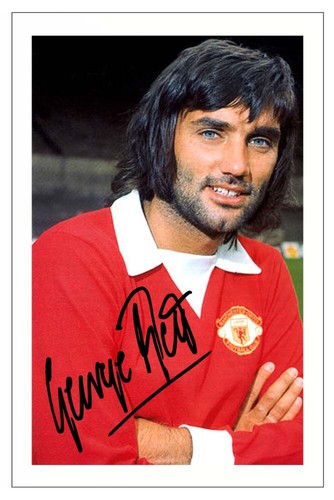 George best signed - george,