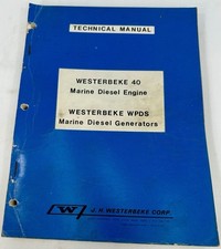 WESTERBEKE 40  MANUAL FOR
