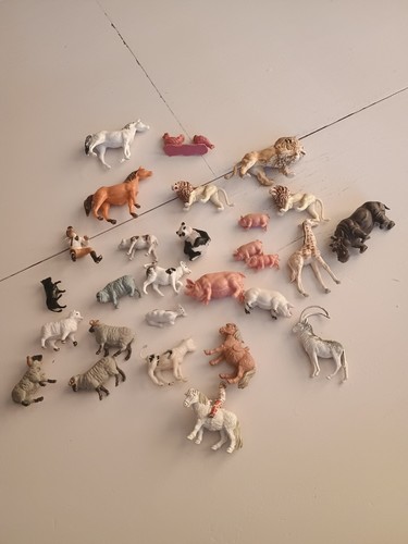 Vintage farm animals - animals, and