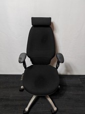 RH Logic Black and Silver Operator Chair (2E3-A1E-17D)