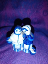 Ceramic Delft Style Peasant