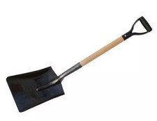 Garden Builders Shovel Wooden Handle Square Spade Heavy Duty - 0091