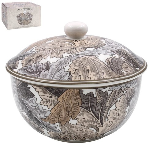 Soup bowl ceramic - bowl, lidded