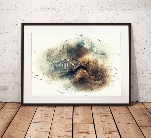 Land rover series art poster - series,