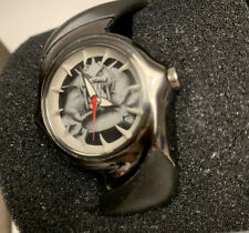 NEW OAKLEY CRUSH 2.0 WATCH Black band  BULLDOG black face mens NOS