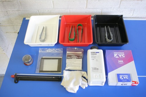 Film paper processing kit - processing, lens