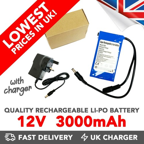 12v 3000mah rechargeable - 12v,