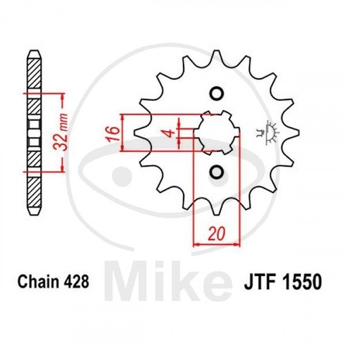 Sprocket z14 428 726 88 - sprocket,
