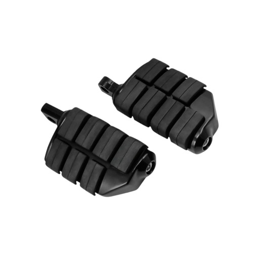 Gloss black motor foot pegs - gloss,