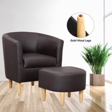 Upholstered Club Chair with