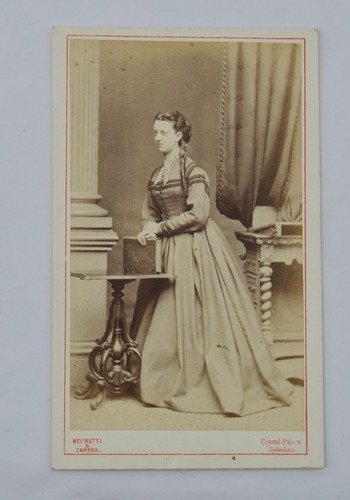 Cdv pretty victorian lady - victorian,