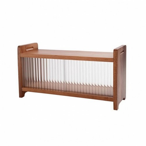 Display cabinet with ribbed - with,