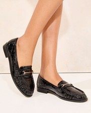 Lipsy Black Patent Core effect