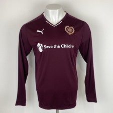 Heart Of Midlothian 2015/16 Hearts Football Shirt Puma Long Sleeve Size XL Mens