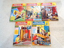 PRACTICAL HOUSEHOLDER MAGAZINE X 5 LOT.1961.REVOLVING SUMMERHOUSE.