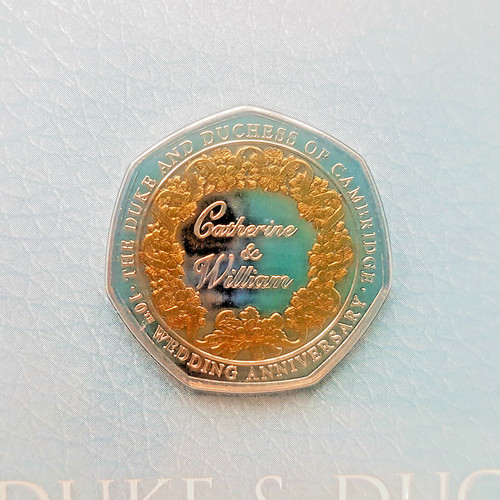 2021 gibraltar 50p the duke - 50p,