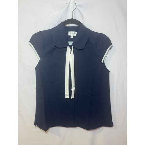 Navy peter pan collar tie - pan,