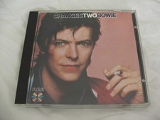 DAVID BOWIE ORIGINAL 1980s RCA CD CHANGES TWO SILVER/GREY PRINT for EUROPE/UK