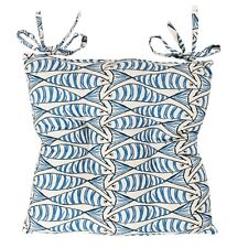 Nautical Sardine Quilted Seat
