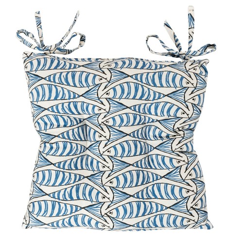 Nautical sardine quilted - nautical, seat