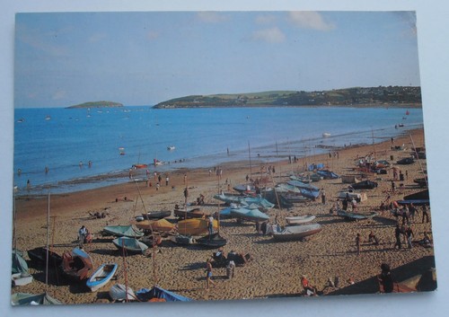 Postcard abersoch beach - postcard, beach.