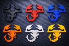 Abarth scorpion badge - scorpion, rear