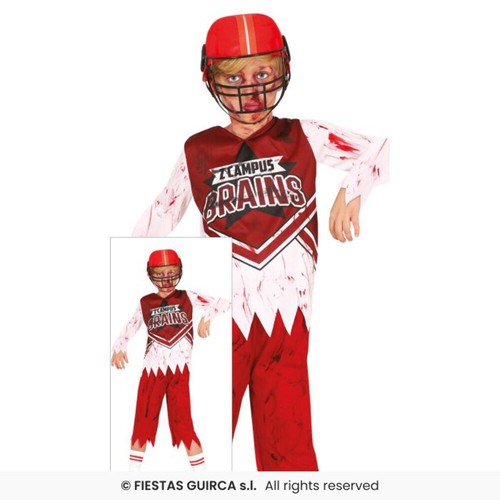 Boys zombie quaterback - zombie,