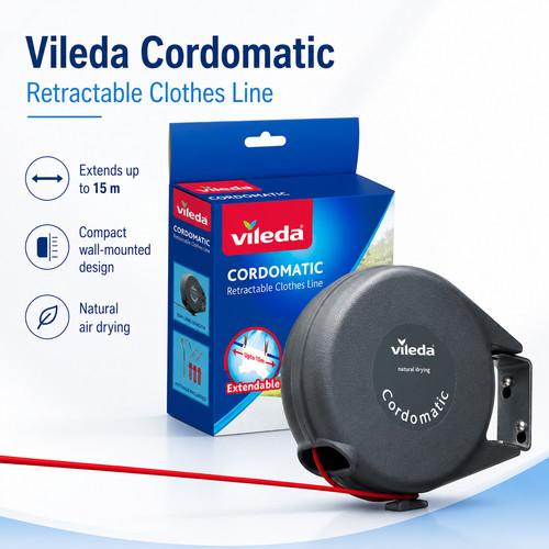 15m retractable clothes reel - 15m,