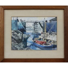 Watercolour on paper by James