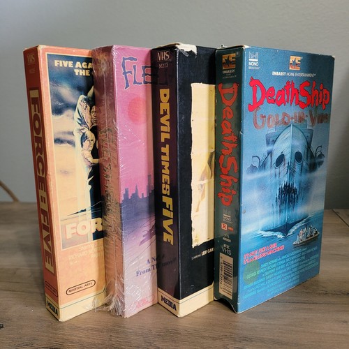 Horror vhs lot media - vhs, (media