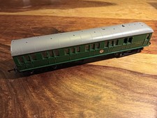 3  Tri-ang  Coaches, R121/223 coach, R120  brake coach, R156/224 Emu dummy coach
