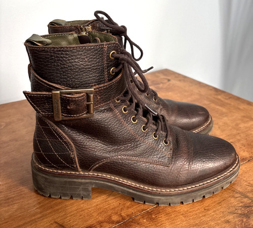 Barbour heidi brown leather - barbour,