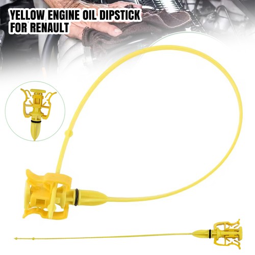 Yellow engine oil dipstick - yellow, for