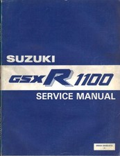 SUZUKI GSXR1100 G,ENDURANCE 1986,ORIGINAL FACTORY WORKSHOP MANUAL