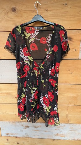 Joanna hope black red floral - joanna,