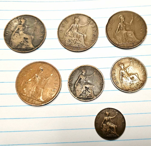 British pre decimal coin - british,