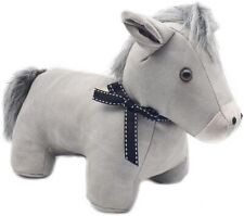 Grey Pony Design Doorstop Door