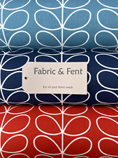 NEW Designer ORLA KIELY Linear Stem Cotton Fabric Curtains/Cushion/Upholstery