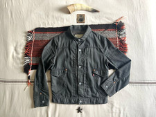 Levis Type 2 Jacket M 1870s Blouse Trucker Black Waxed 2012 RARE Riveted LVC-ish