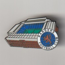 RANGERS F.C. Club Crested Ground Enamel Badge 