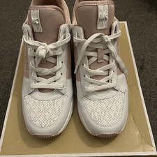 Michael kors pink and white