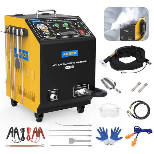 Dry ice blasting cleaning - ice,