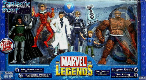 Fantastic four marvel legends - four,
