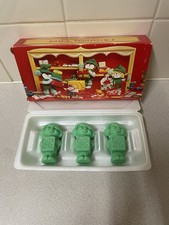 Vintage Avon Christmas Elves Soap Set.