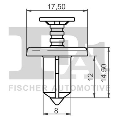 Fits fischer 30004 - fits, clip
