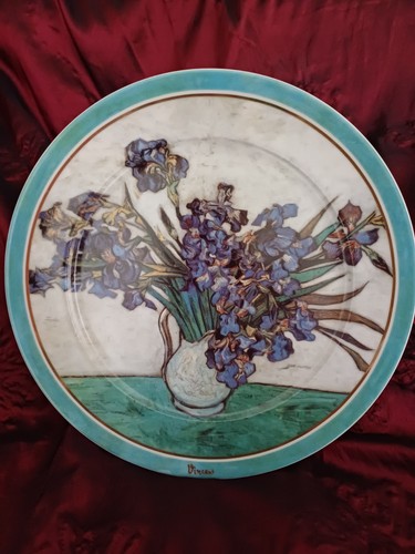 Goebels vase avec iris - goebels, iris'